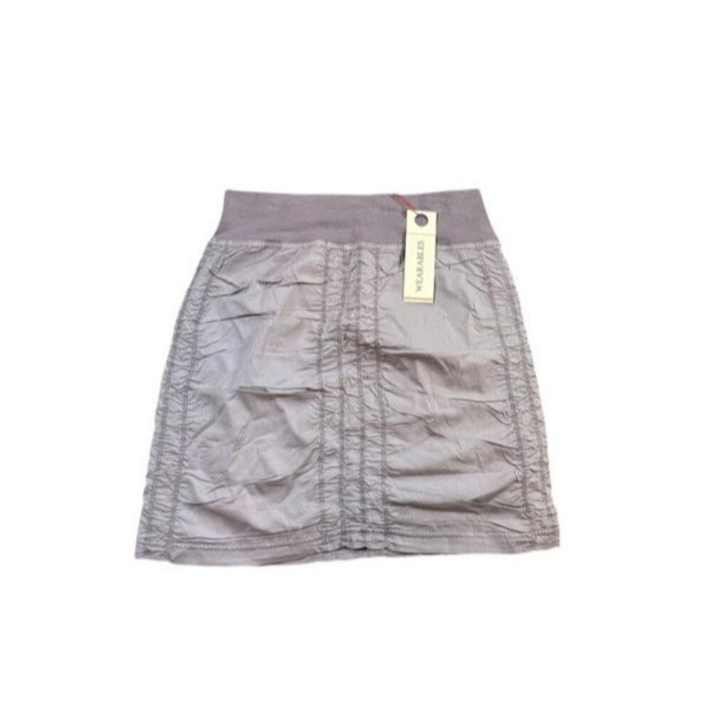 Wearables by XCVI The Trace Ruched Skirt Size Small  - Light Purple - NWT